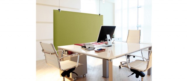 BAFFLE SOUND ABSORBING CEILING SYSTEM